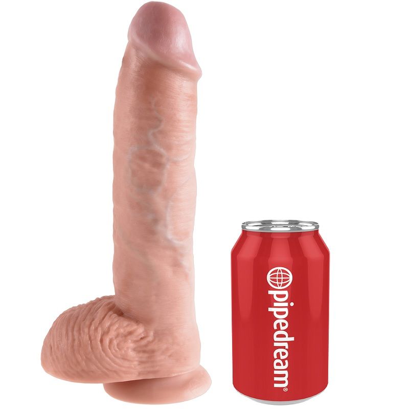 KING COCK – Klassischer Dildo mit Hoden