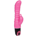 BAILE – Realistischer Vibrator mit Klitorisstimulator, rosa, 22,5 cm
