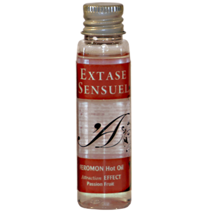 EXTASE SENSUAL – Passionsfrucht-Massageöl mit Pheromonen und Wärmeeffekt, 35 ml