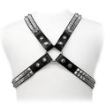 LEATHER BODY Pyramid Stud – Ledergeschirr mit Metalldetails für Herren, S–XL