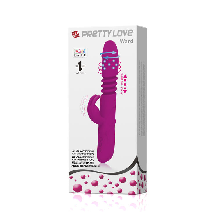 PRETTY LOVE Ward – Rabbit-Vibrator mit Auf-und-ab-Funktion