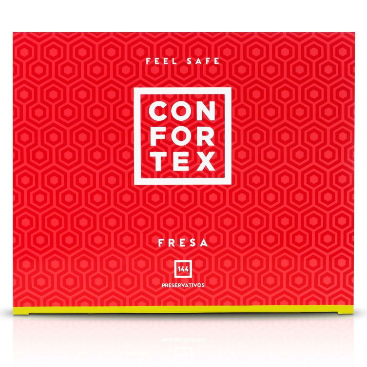 CONFORTEX – Condom fraise 144 unités