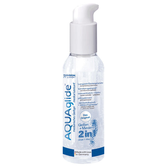JOYDIVISION Aquaglide – 2-in-1 Gleit- und Massagegel, 125 ml