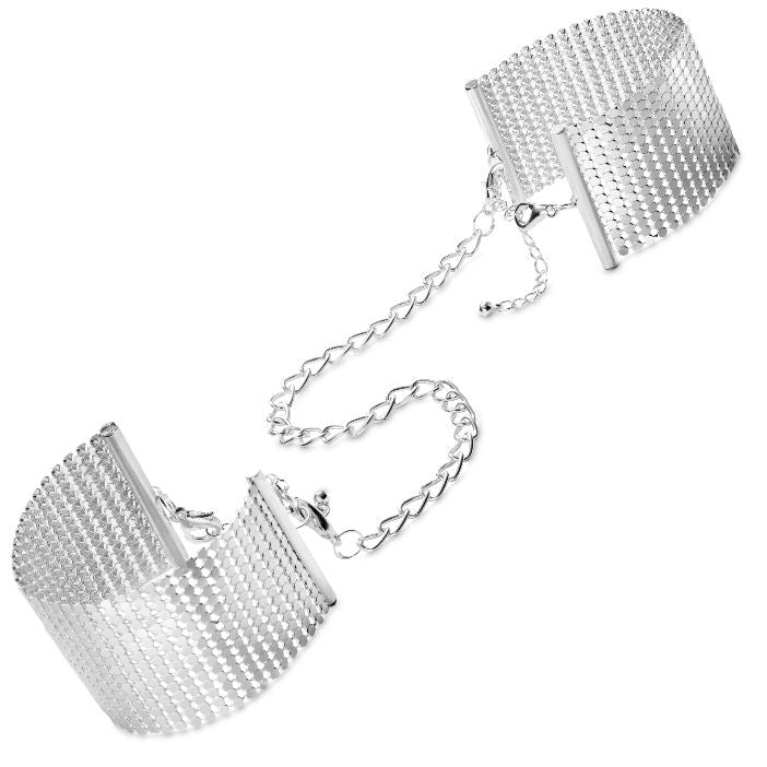 BIJOUX INDISCRETS Désir Métallique – Silbermetallische Handschellen