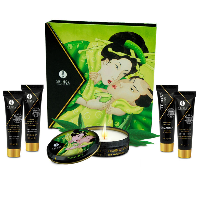 SHUNGA Secret Geisha – Bio-Grüntee-Set