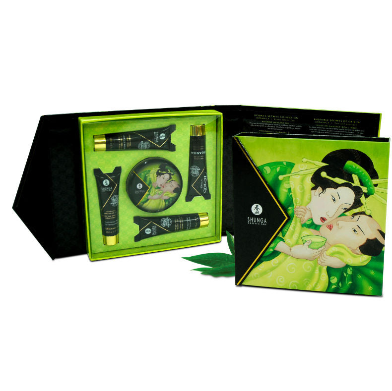 SHUNGA Secret Geisha – Bio-Grüntee-Set