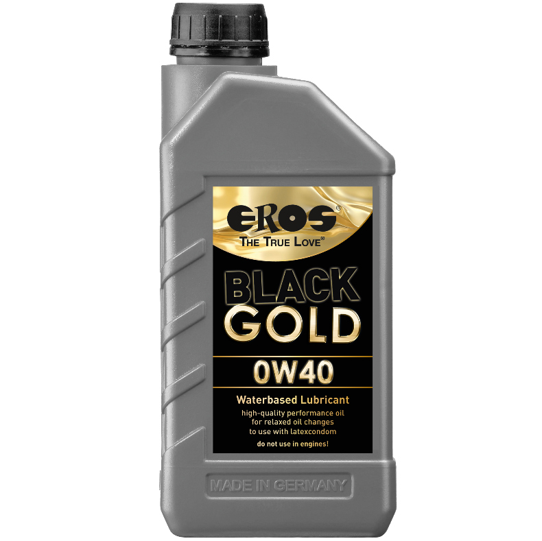 EROS Black Gold 0W40 – Gleitgel auf Wasserbasis, 1000 ml