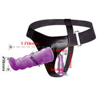 BAILE – Lilac female anal and Vaginal harness gpoint 17 cm