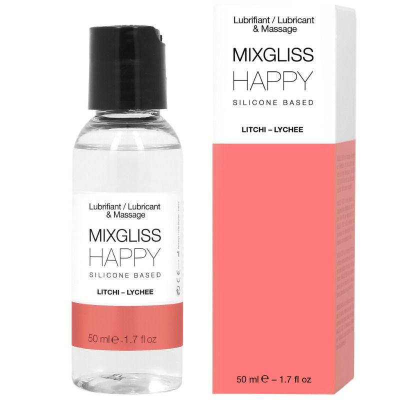 MIXGLISS Happy Litchi – Silikon-Gleitgel, 50 ml