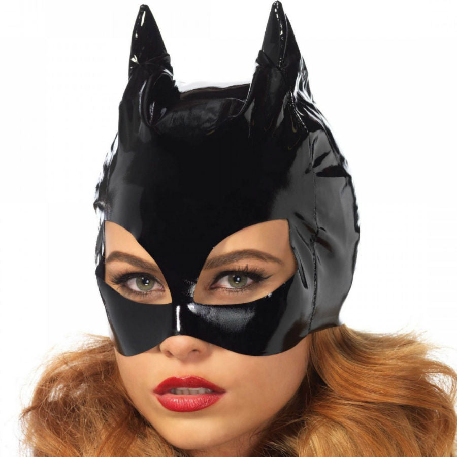 LEG AVENUE Catwoman-Maske – aus Vinyl