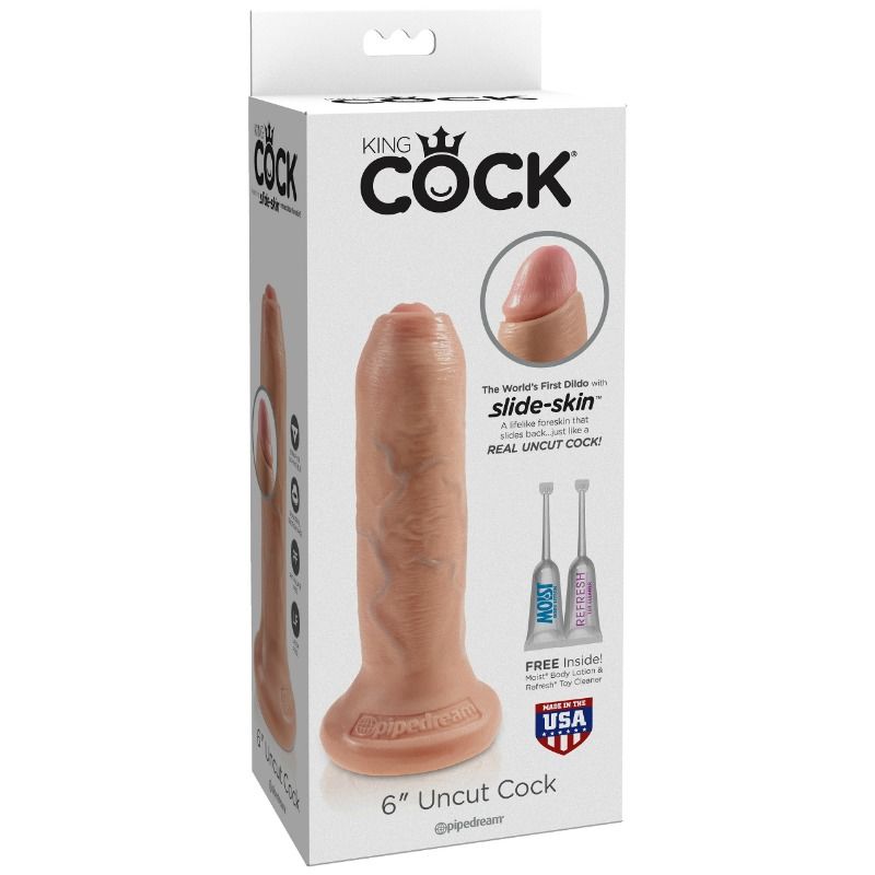 KING COCK Uncut – Réaliste non coupé