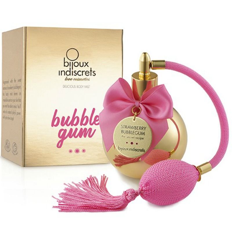 BIJOUX INDISCRETS Bubble Gum – Körperspray Erdbeer-Kaugummi, 100 ml