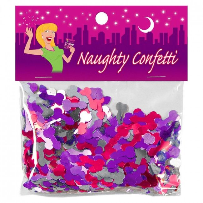 KHEPER GAMES Naughty Confetti – Penis-Konfetti in 4 Farben, 15 g