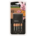 DURACELL Schnellladegerät – 45 Min., inkl. 2xAA und 2xAAA Akkus