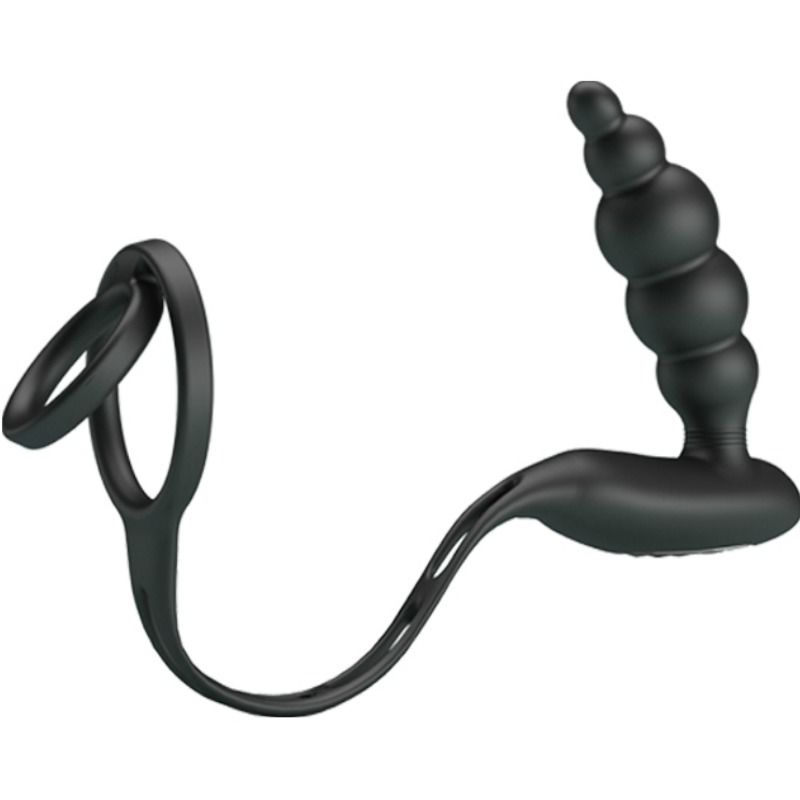 PRETTY LOVE Penisring mit Prostata-Vibrator – 12 Vibrationsmodi