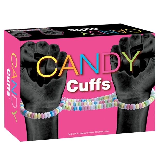 SPENCER & FLEETWOOD Candy Handschellen – essbar, Tutti Frutti, 60 g