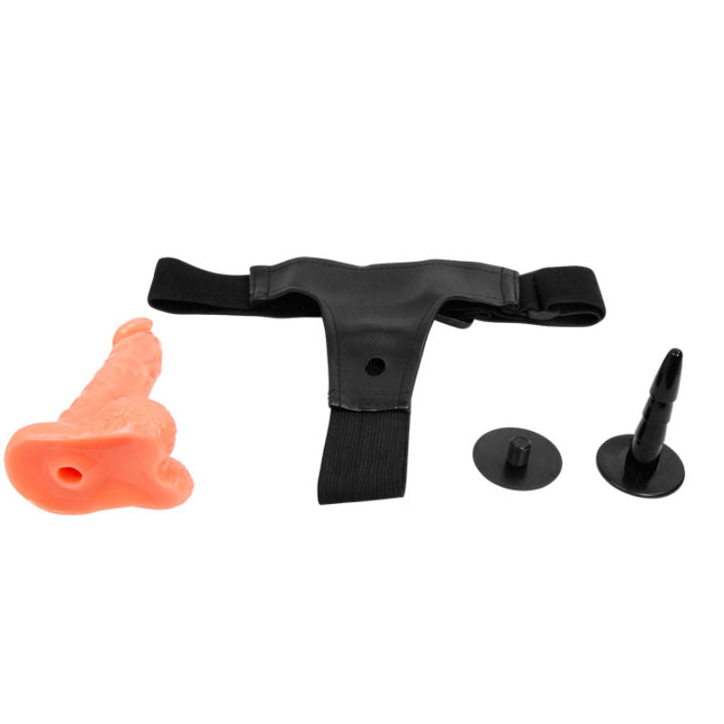 BAILE – Strap-on-Höschen mit realistischem Penis, verstellbar, 15,5 cm