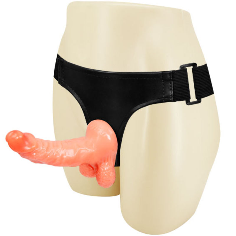 BAILE – Strap-on-Höschen mit realistischem Penis, verstellbar, 15,5 cm