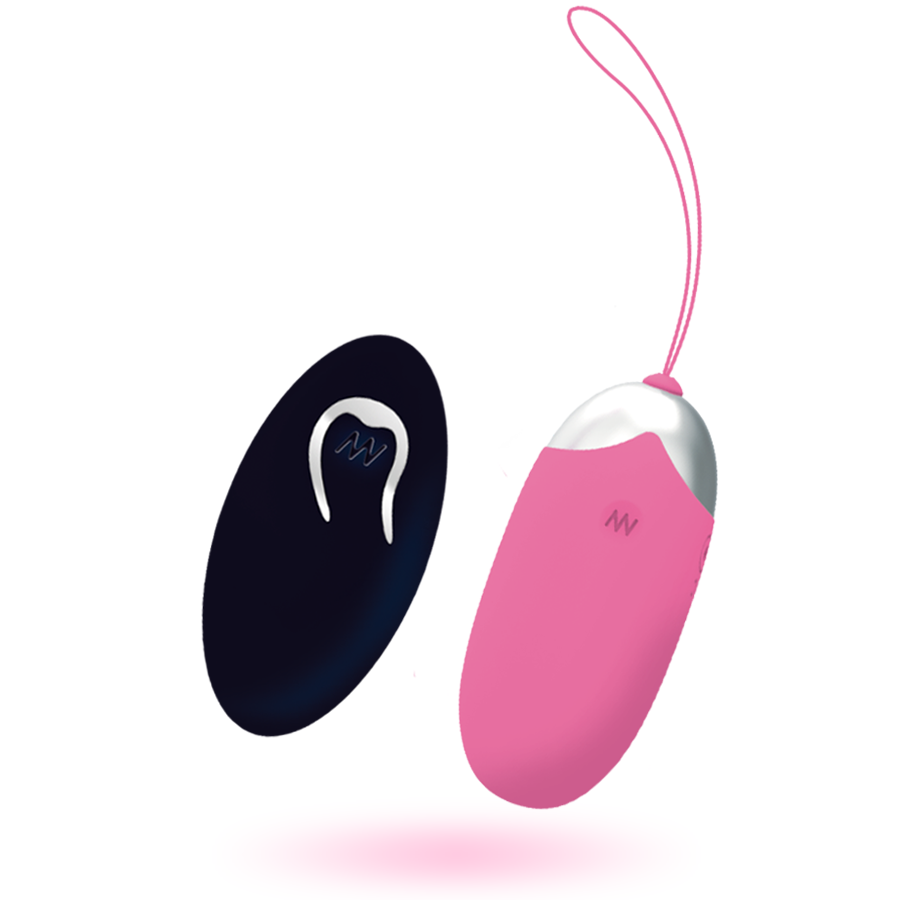 INTENSE Flippy II – Oeuf vibrant  avec télécommande rose