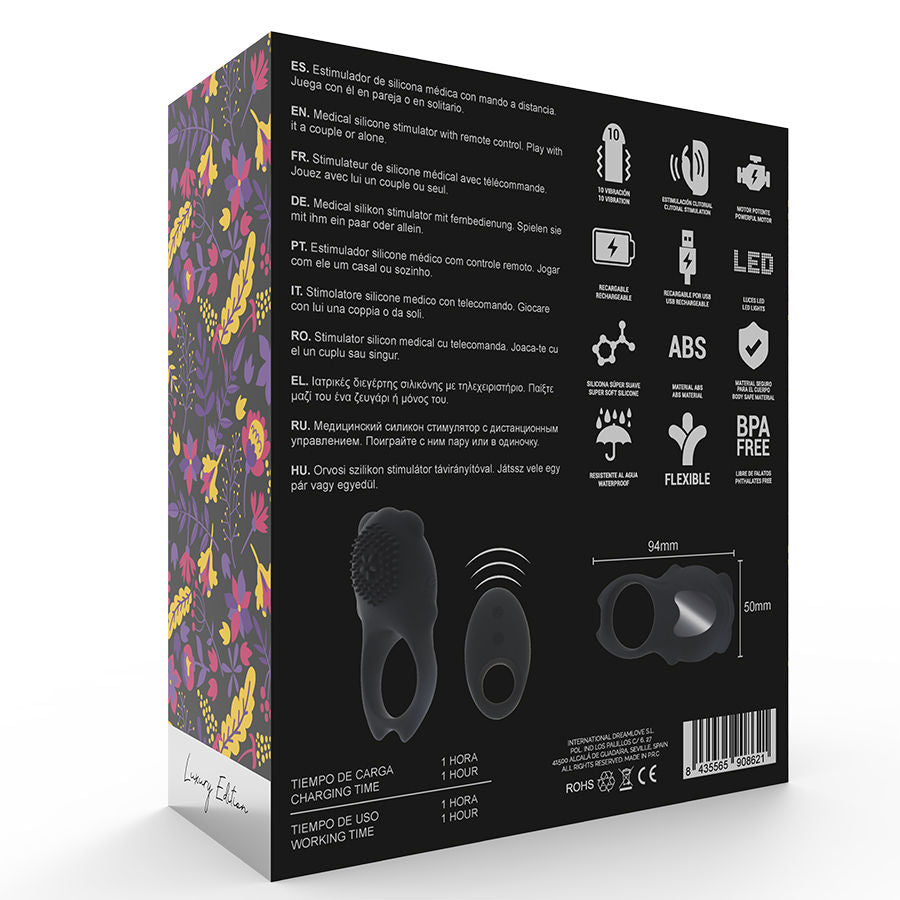 MIA – TELECOMANDO AD ANELLO COLOSSEO NERO