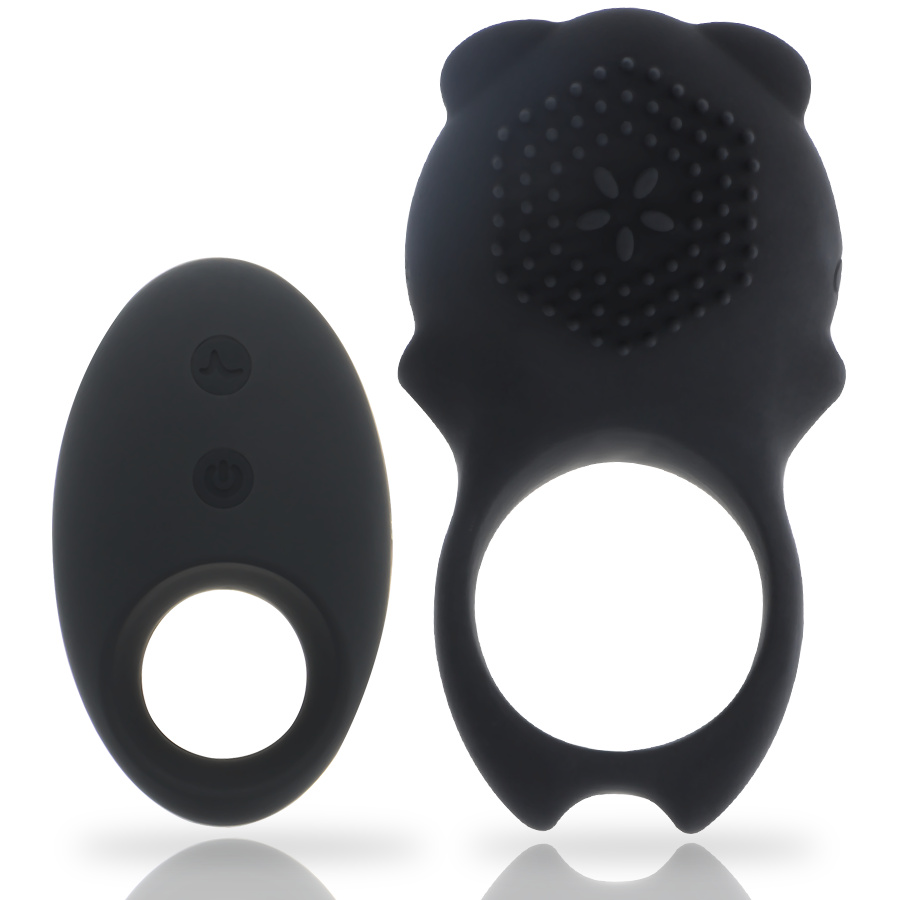 MIA Colosseo – Vibrationsring mit Fernbedienung, Schwarz