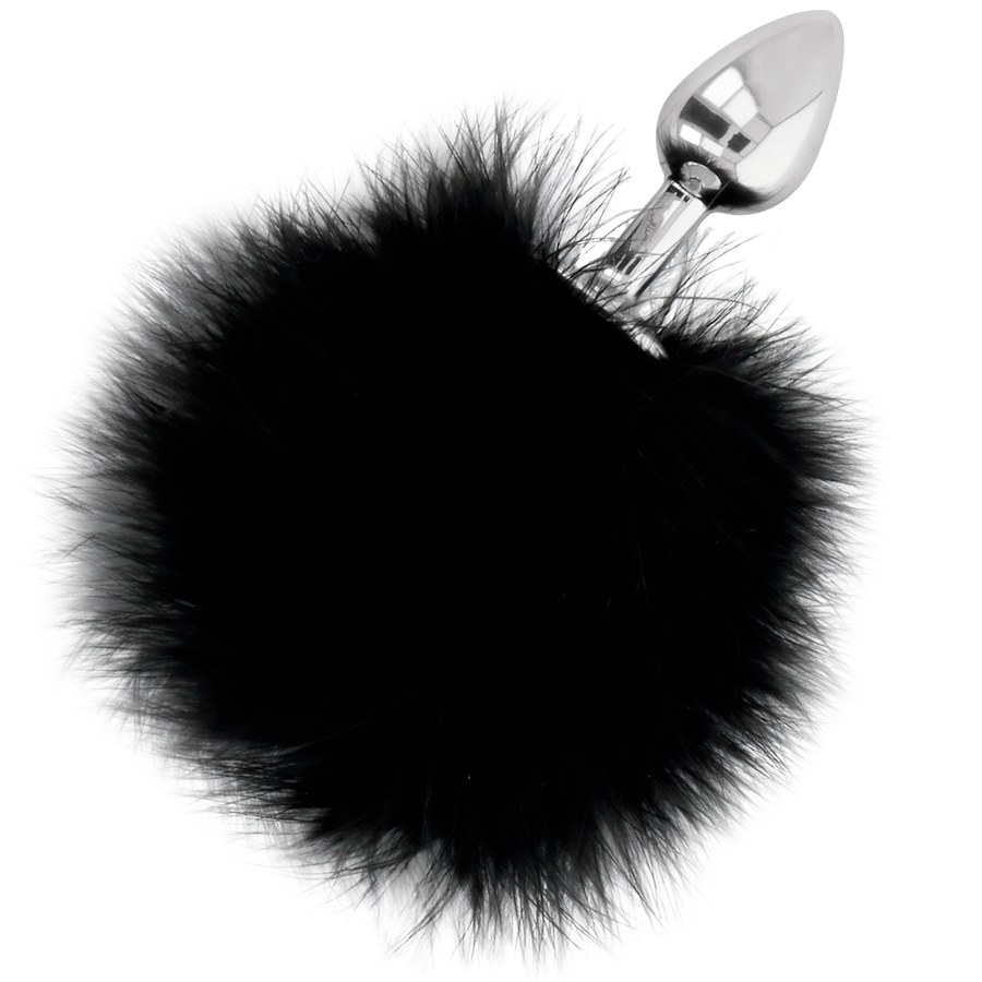 DARKNESS – BOUCHON EXTRA ANAL AVEC QUEUE NOIR 7 CM