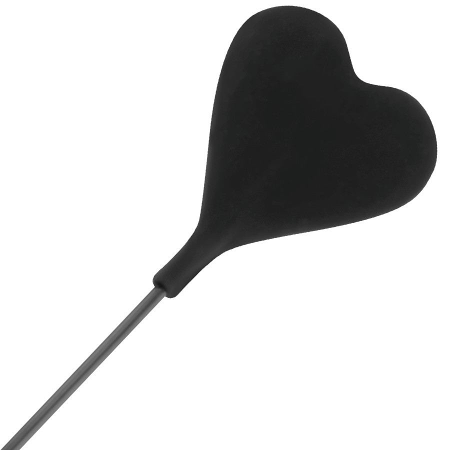 DARKNESS – Fouet plume damour noir 40 cm