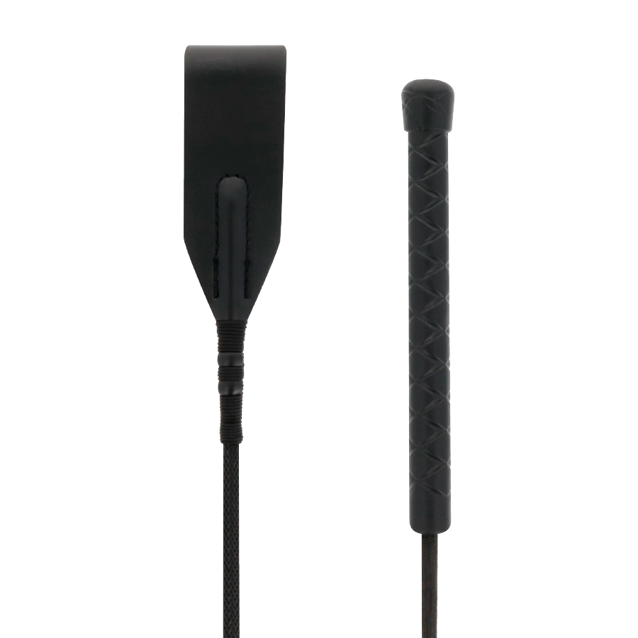 DARKNESS Lederpeitsche – Reitgerte, 45 cm