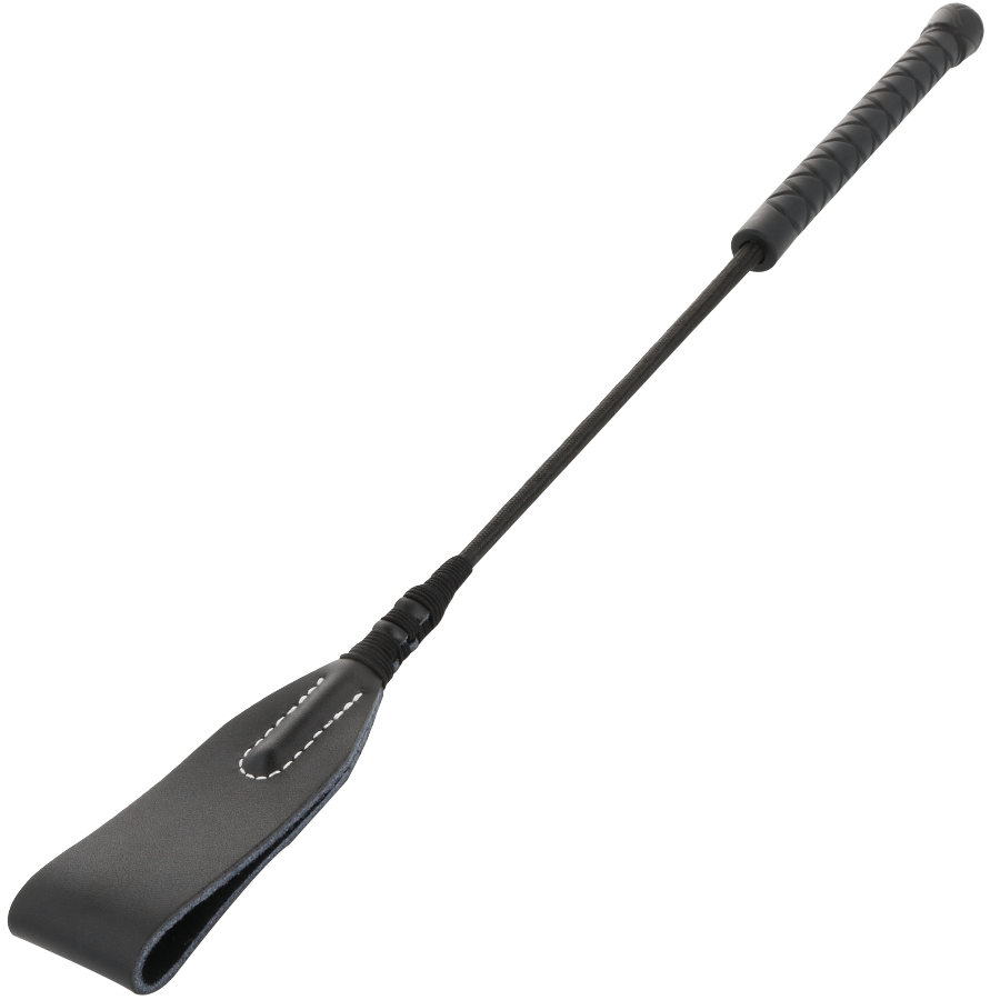 DARKNESS Fetisch-Peitsche – Schwarz, 45 cm