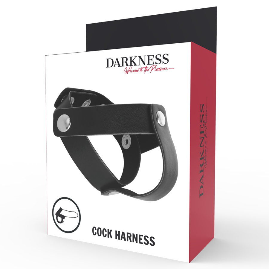 DARKNESS – ANNEAU CUTANÉ POUR PÉNIS ET TESTICULES