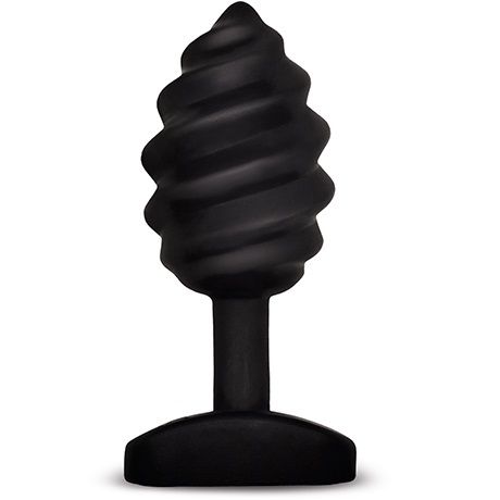 G-VIBE Plug Twist – Analplug mit Vibration, schwarz
