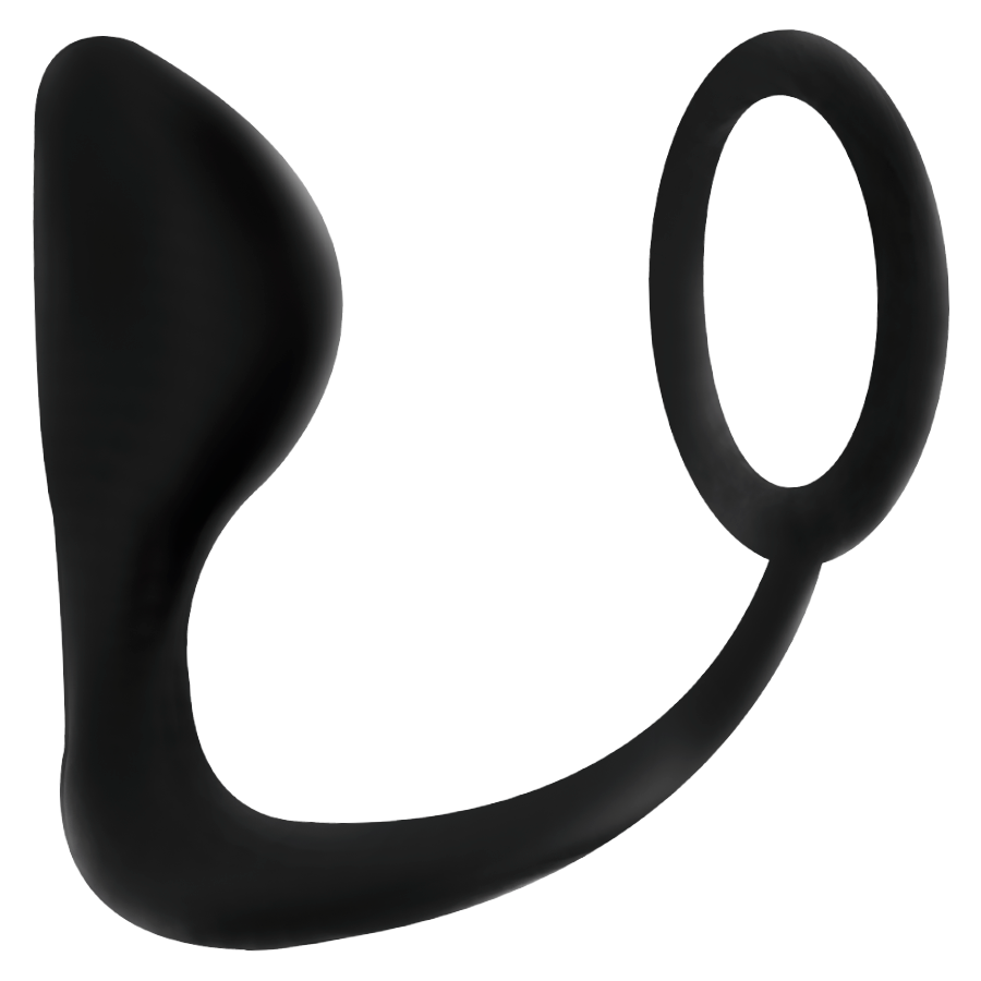 ADDICTED TOYS – Analplug mit schwarzem Penisring