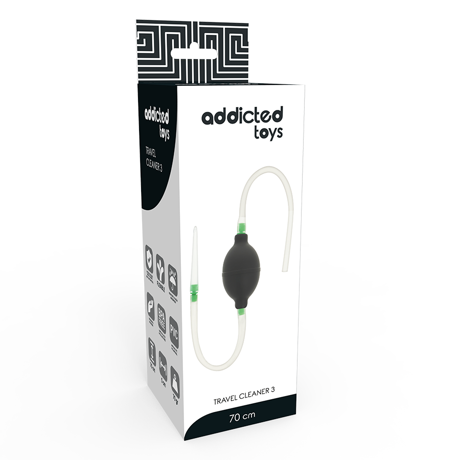 ADDICTED TOYS – Schwarzes Enema-Set