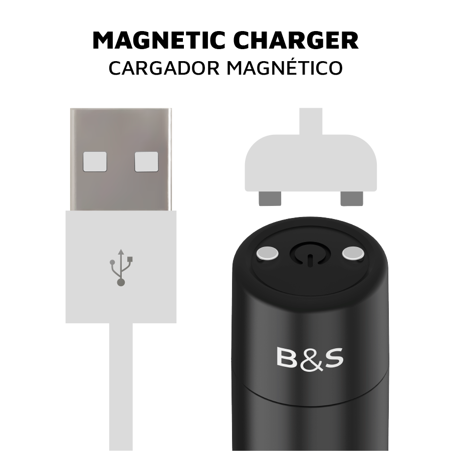 BLACK&SILVER – Balle magnétique vibrante 2