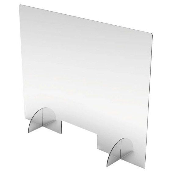Plexiglas-Schutzwand – Spuckschutz, 100 x 80 cm
