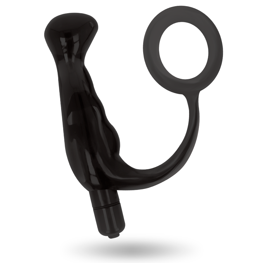 ADDICTED TOYS – Prostata-Vibrator, schwarz, 10 cm
