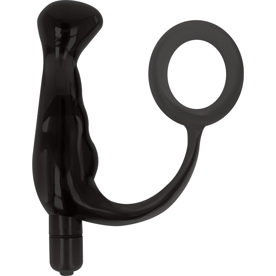 ADDICTED TOYS – Prostata-Vibrator, schwarz, 10 cm