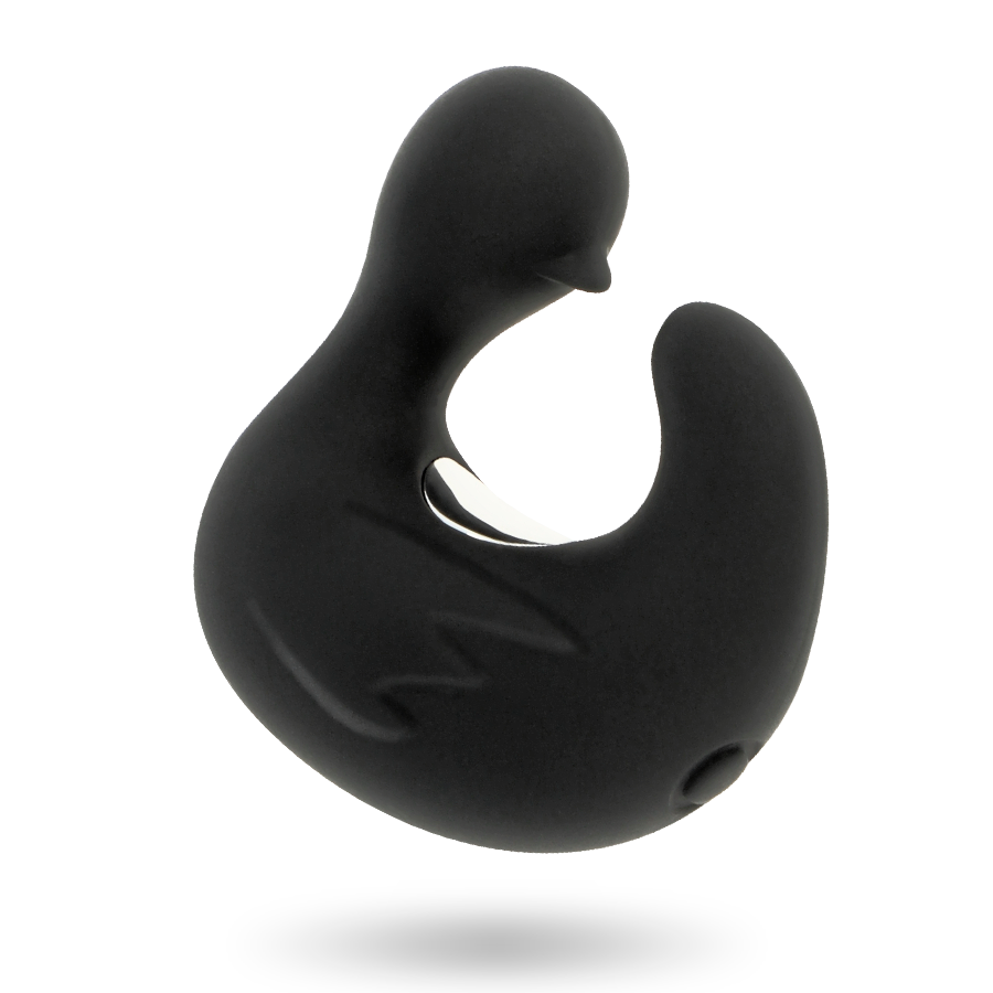 BLACK&SILVER – Dé à dés à canard rechargeable en silicone stimulant duckymania