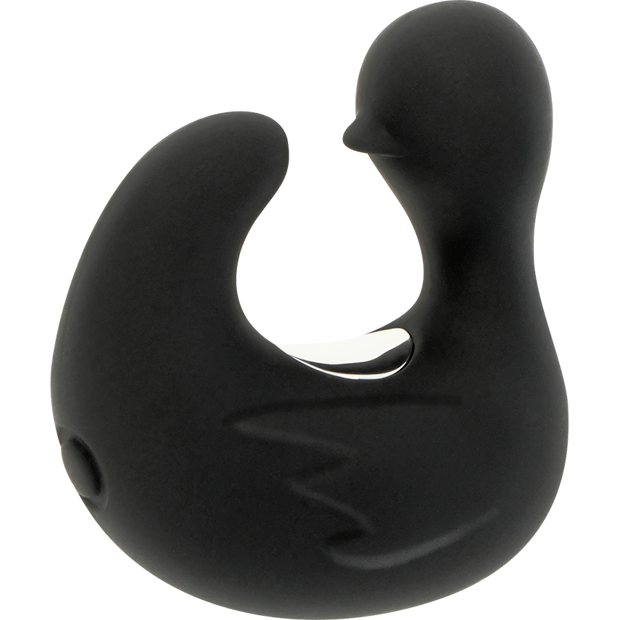 BLACK&SILVER – Dé à dés à canard rechargeable en silicone stimulant duckymania