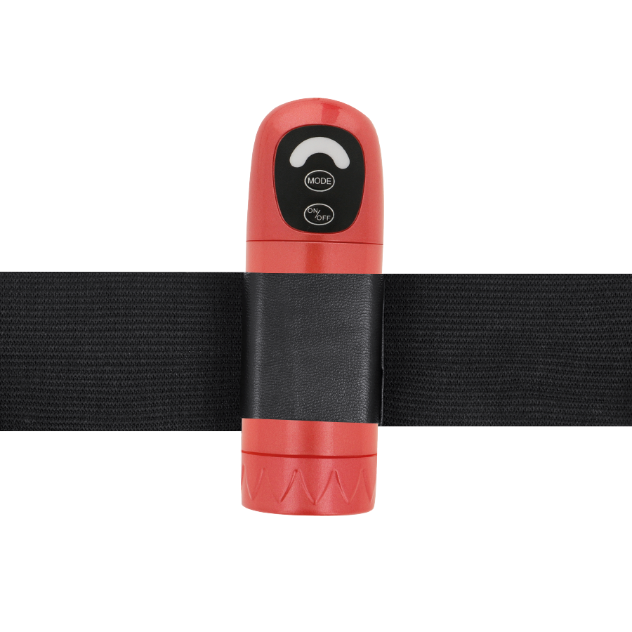 HARNESS ATTRACTION Daniel – Strap-on mit Vibration und Rotation, 18 cm