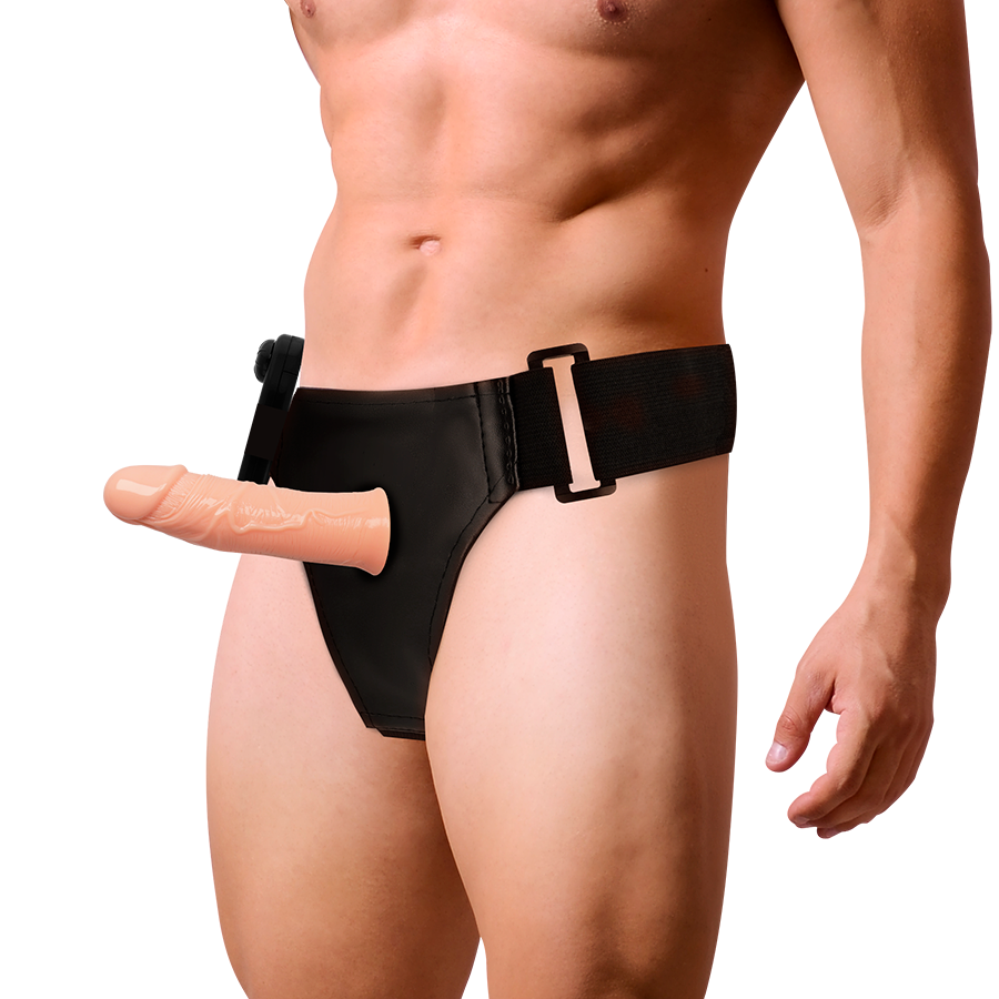 HARNESS ATTRACTION Gregory – Hohlharness mit Vibrator, 16,5 x 4,3 cm