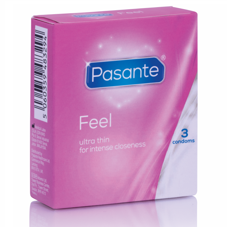 PASANTE Sensitive – Ultradünne Kondome, 3 Stück