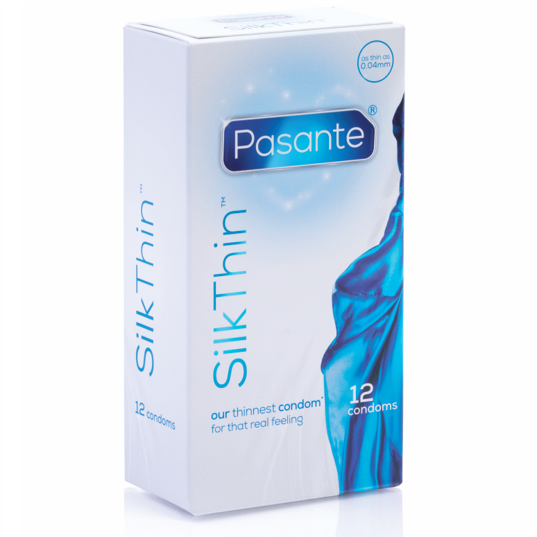 PASANTE Silk Thin – extra dünne Kondome, 12 Stück