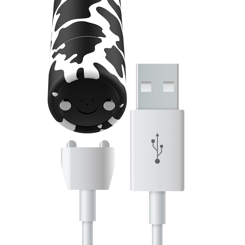 CUSTOM BULLETS – Aufladbarer Bullet-Vibrator Cow, 10 Intensitäten