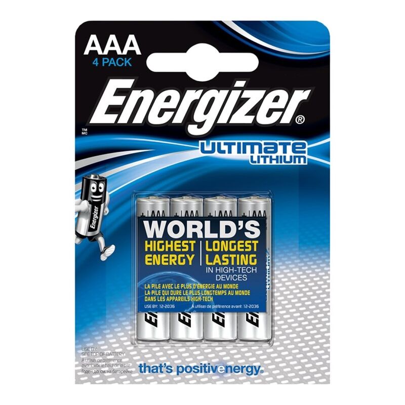 ENERGIZER – Ultimate Lithium Batterien AAA 4er-Pack