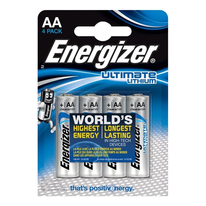 ENERGIZER – Ultimate Lithium Batterien AA 4er-Pack