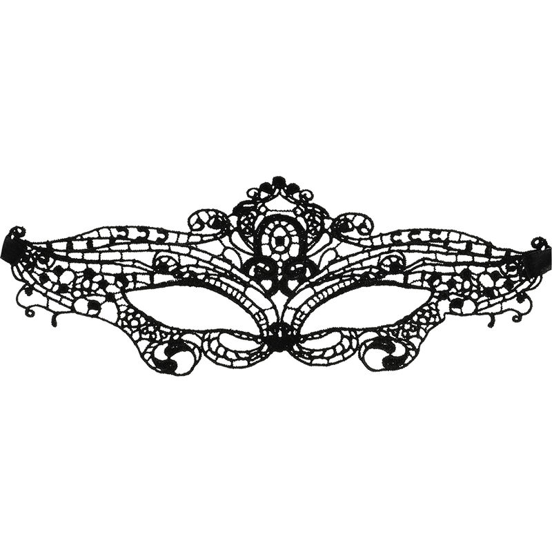 COQUETTE CHIC DESIRE – Feine Spitzen-Augenmaske, Schwarz