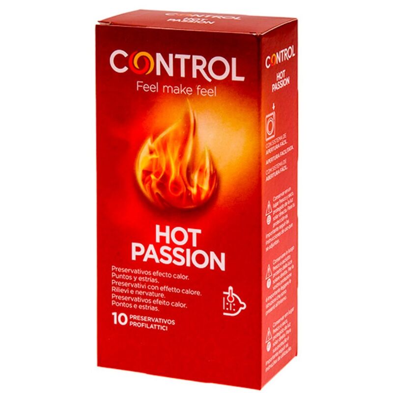 CONTROL – Hot Passion Kondome mit Wärmeeffekt, 10 Stück