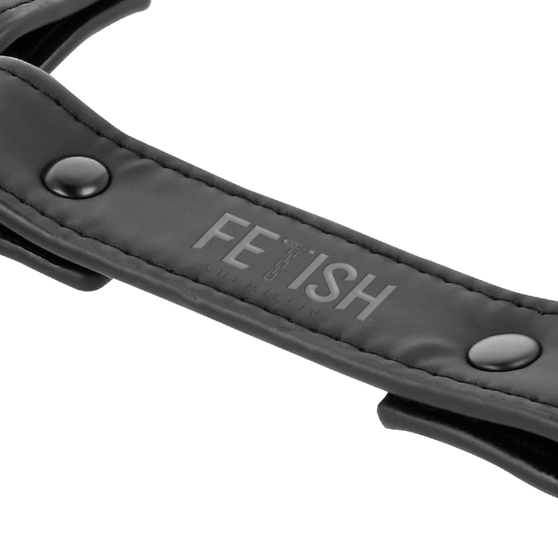 FETISH SUBMISSIVE Handschellen-Verbindung – aus veganem Leder