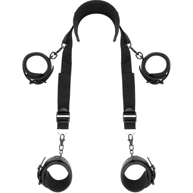 FETISH SUBMISSIVE Meisterposition-Set – 4-teiliges Fesseln-Set mit Neopren-Futter